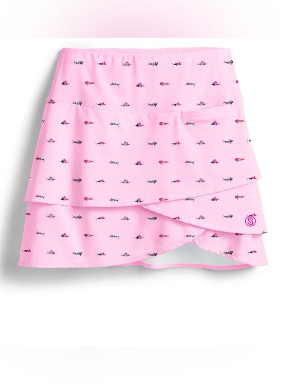 SCALES GEAR TRIPPY FISH WAVY SKORT